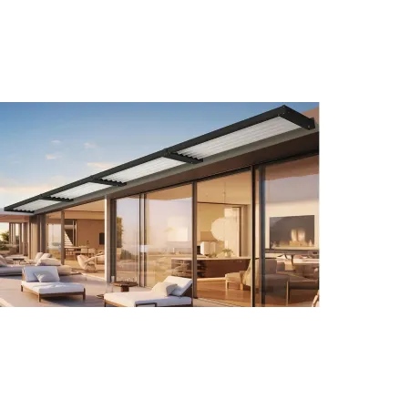 Modules Auvent Bio les uns à coté des autres