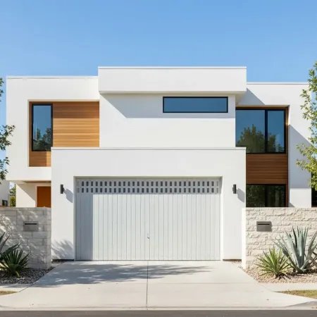 Porte de Garage Basculante avec Hublots