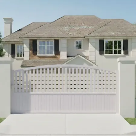 Trés Beau Portail Coulissant Alu