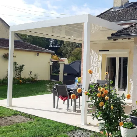 Pergola Bio Blanche au Meilleur Prix