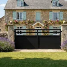 Portail en Aluminium Haut de Gamme Coulissant TROM 2