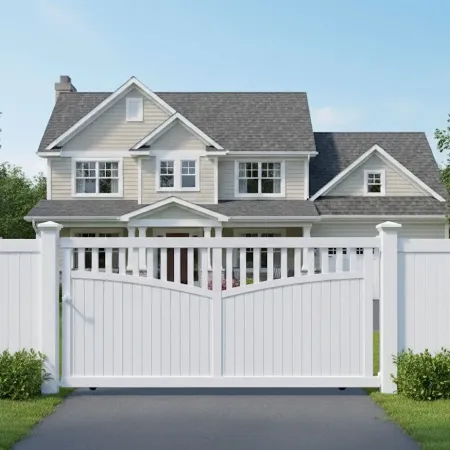 Voici le Portail Aluminium GO en Coulissant Blanc