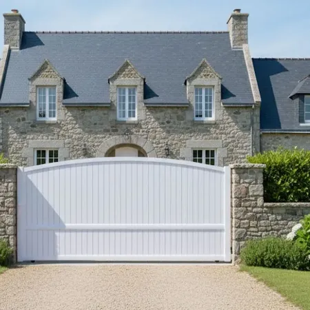 Portail Alu Blanc Coulissant Adri