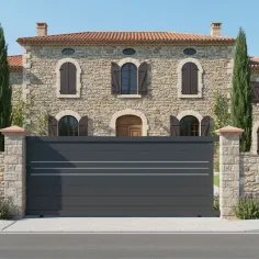 En Marron Brun ce modéle Devon de Coulissant Alu