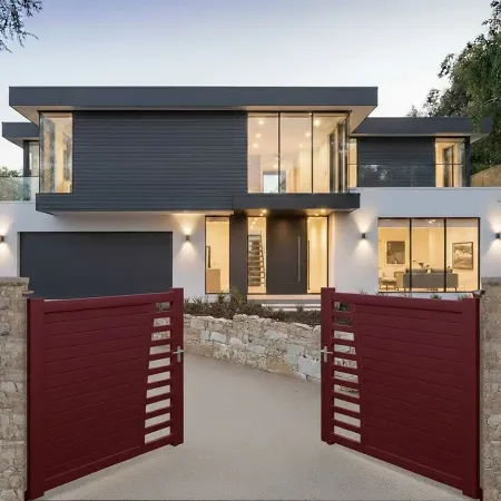 RAL 3005 Bordeaux pour le Portail Alu