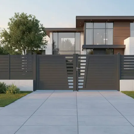 Voila le beau Portail Battant à 2 Vantaux Coln en 3m50