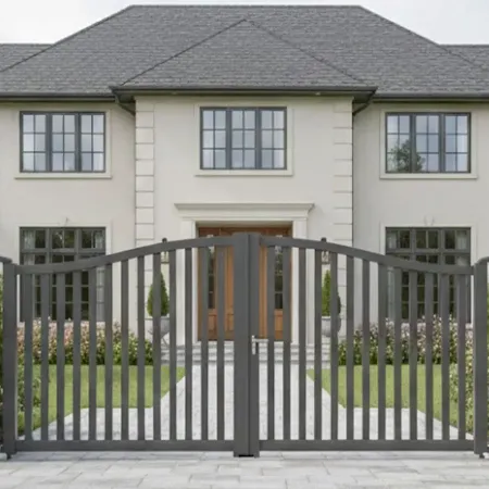 En RAL 7016 le Portail Alu Battant Beri