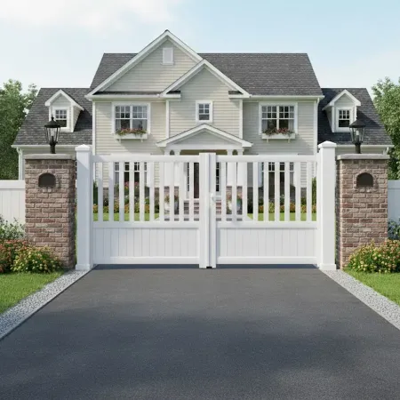 Le voici en Blanc à Prix Usine le Portail Battant Kin