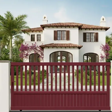 Le voici pour vous uniquement le Portail Coulissant en Alu