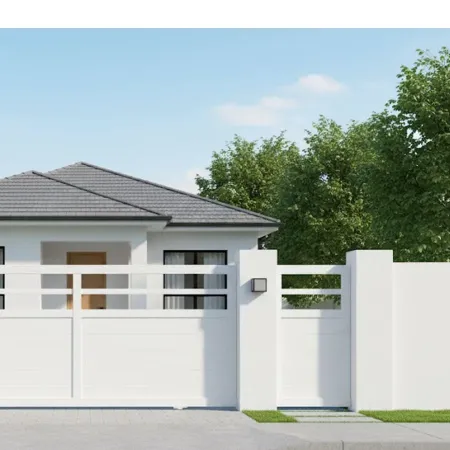 Superbe le Portillon en Aluminium Blanc à prix Usine