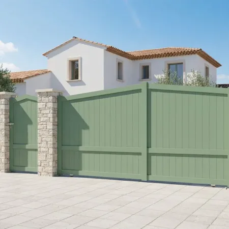 Portail Coulissant 5 ml en Aluminium Qualité Pro