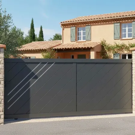 Portail Coulissant 100% Aluminium à un Tarif Préférentiel