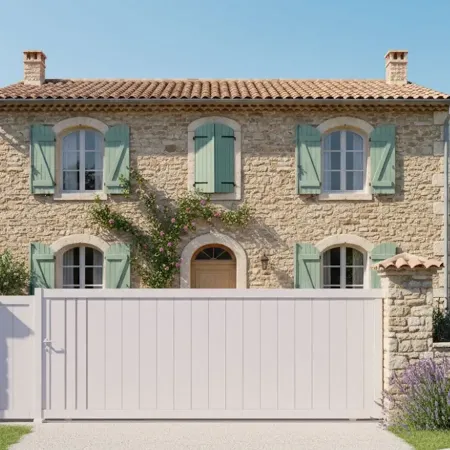 Trés Résistant notre Portail Coulissant Pas Cher