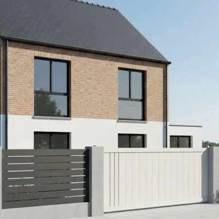 Trés Elegant le Portail Alu Coulissant