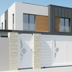 Pour vous le Portillon Aluminium Blanc Haut de Gamme