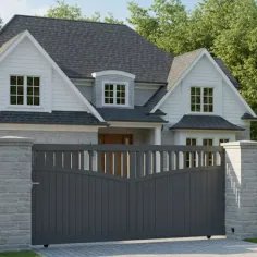 Achetez ce Portail Alu Sur Mesures Coulissant Pas Cher