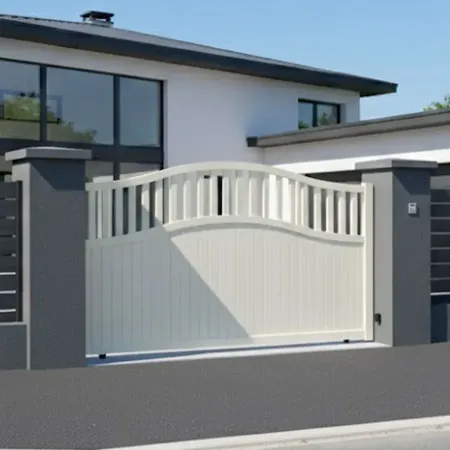 En Version Standard le Portail Coulissant en Alu est Pas Cher
