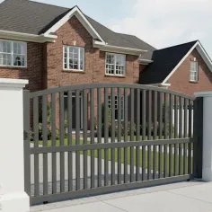 Avec votre prix en ligne vous commandez le Portail Coulissant Alu Standard 2