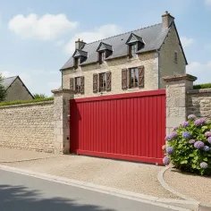 Obtenez votre Devis Gratuit pour ce Portail Coulissant en Aluminum Sur Mesures 2