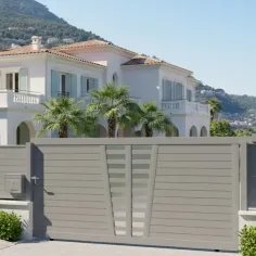 Passez vitre commande du Portail Aluminium Coulissant Standard