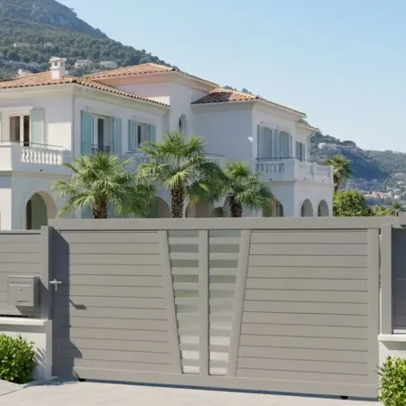 Passez vitre commande du Portail Aluminium Coulissant Standard