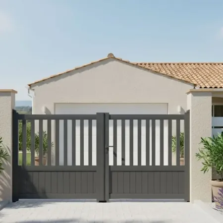 Commande ton Portail Battant Standard en Aluminium 3m50