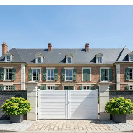 Portail Aluminium Sur Mesures à 2 Battants