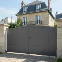 Ral Rouge Standard le Portail Battant Alu Sur Mesures 2