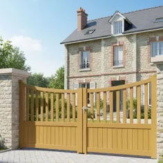 Tout en décor Chêne Doré le Portail Battant Sur Mesures vous attends