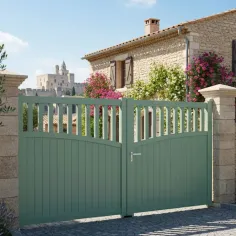 Achete ton Portail Battant Sur Mesure Pas CHER en Alu 2