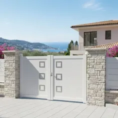 Ral Blanc pour votre Portail Battant en Alu haut de Gamme Pas Cher