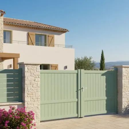 Portail Battant Alu Standard 3m50