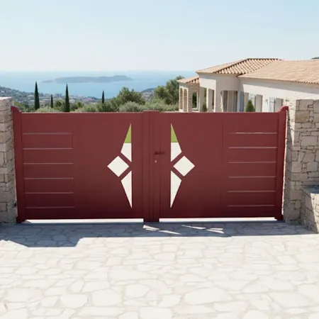 Portail Battant en Aluminium Sur mesures ou Standard