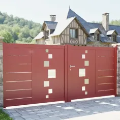 En Standard Achetez ici le Portail Alu 2 Battants 3m 2