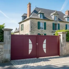 Prix Usine pour le Portail à 2 Battants en Aluminium 2