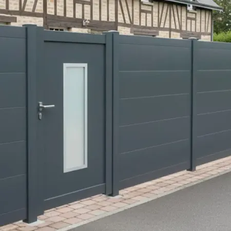 Portillon Alu Avec Poteau pour vous