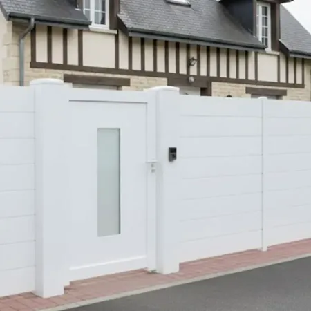 Achete ce Portillon Aluminium Avec Poteaux