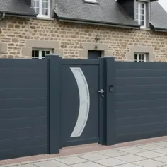 Achéte ici ton Portillon Alu Avec Poteau 2