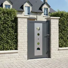 Magnifique le Portillon Jardin Largeur 130cm tout en Alu