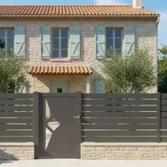 Pour vous le Portillon Aluminium Blanc Haut de Gamme 2