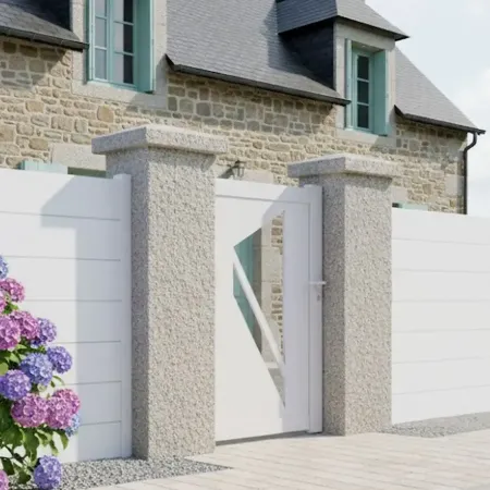 Ral Blanc du Portillon Largeur 110 cm