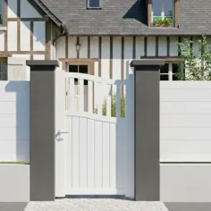 Tout Rouge le Portillon Aluminium De Jardin 2