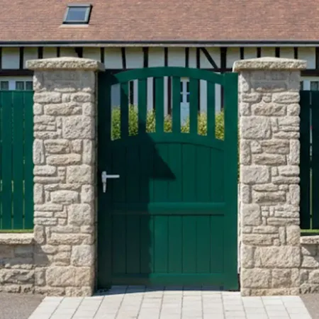 Portillon De Jardin En Alu Standard Vert