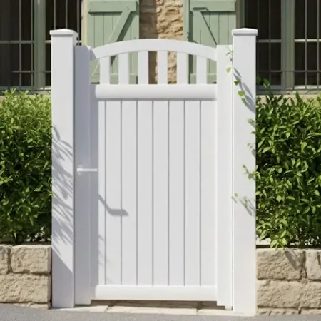 Portillon Alu Blanc 1m60 pour chez vous