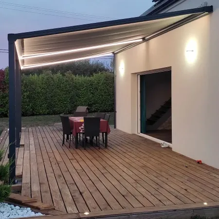Pergola Toile Eclairée à Prix Usine