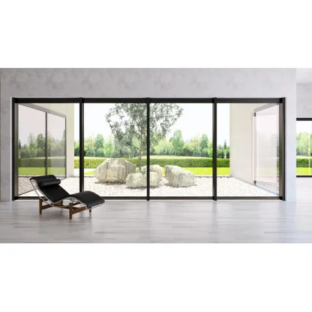 Baie Coulissante en Alu à 4 Vantaux