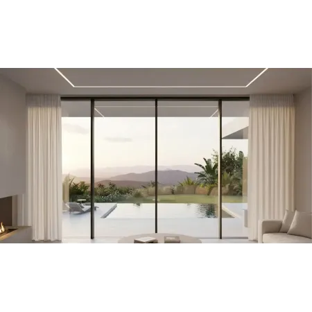 Achetez ici votre Baie Coulissante à 4 Vantaux en Aluminium