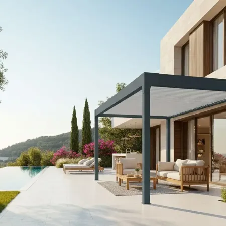 Voila la Pergola Très Haut de Gamme pour Villa