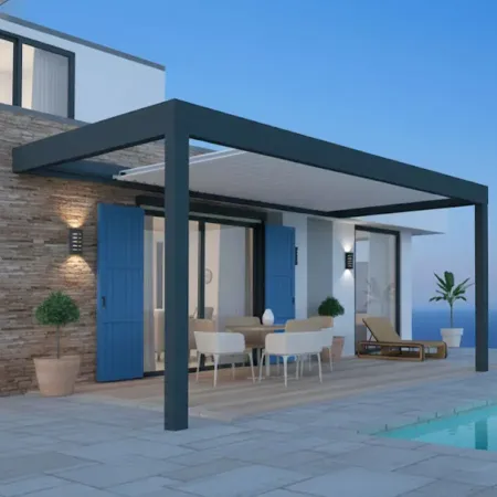Pergola Rétractable Pour villa avec Technologie Française
