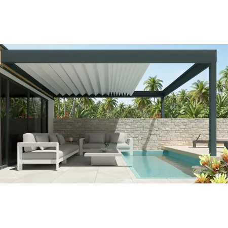 Pergola Toit Repliable en Accordéon